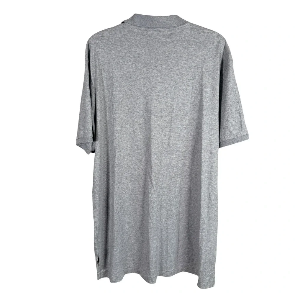 Polo Ralph Lauren Pima Soft Touch Shirt Mens XXL Grey Short Sleeve Flesh Pony